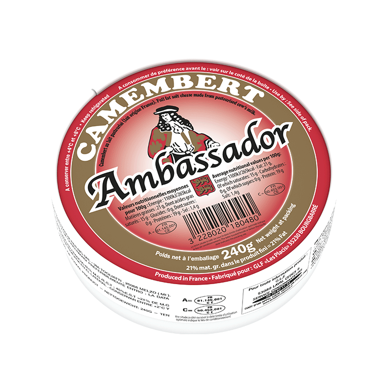 CAMEMBERT FRAIS 240G EMBASSADOR 31617
