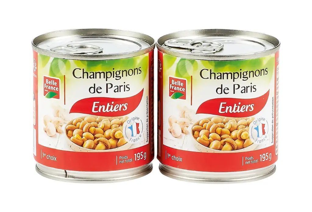 CHAMPIGNON ENTIERS DE PARIS 195G BELLE FRANCE