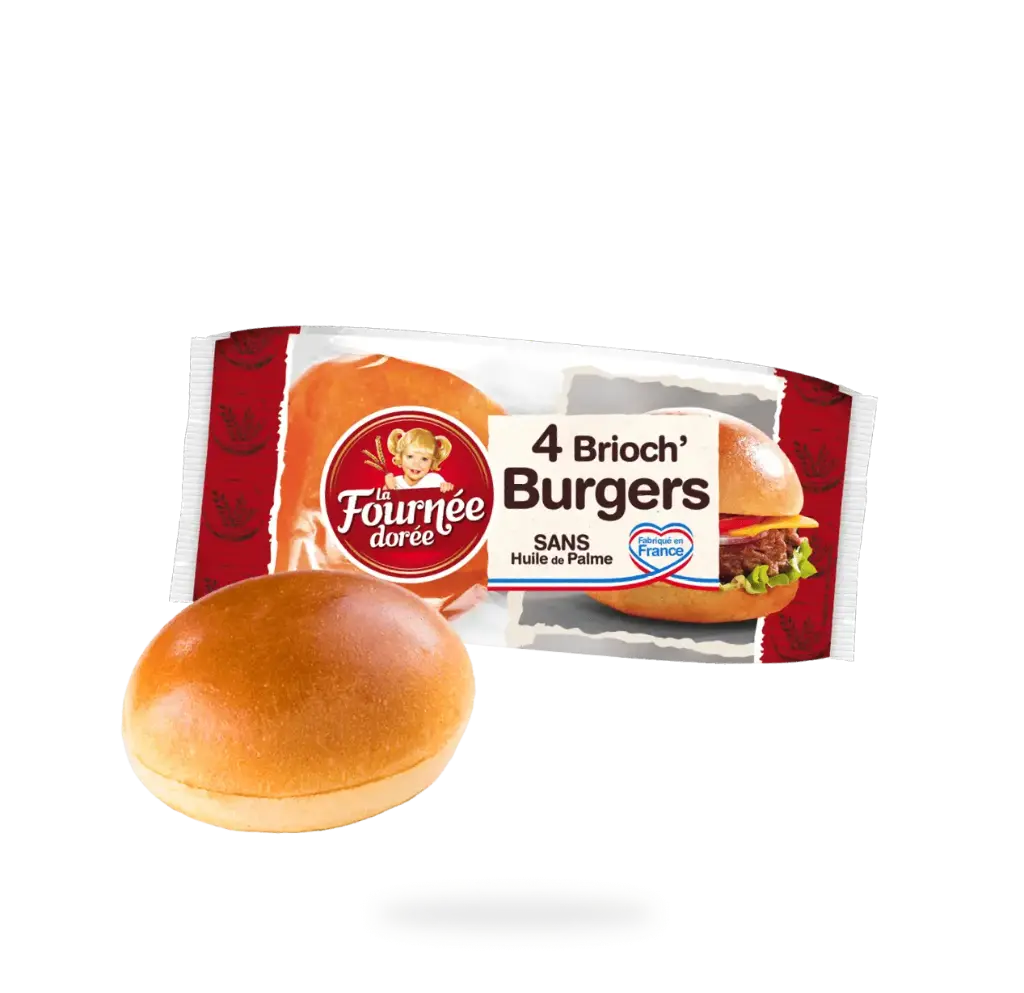 BRIOCH'BURGER LA FOURNEE DOREE 4X250G *7