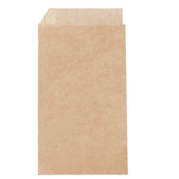 256.61 PAPIER INGRAISSABLE OUVERT 2 COTES "CREPES & TACOS" 13X22CM X50 {C10}