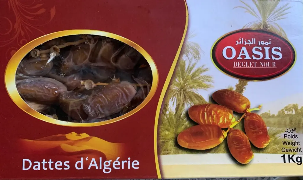 DATTES DEGLET NOUR OASIS 1KG