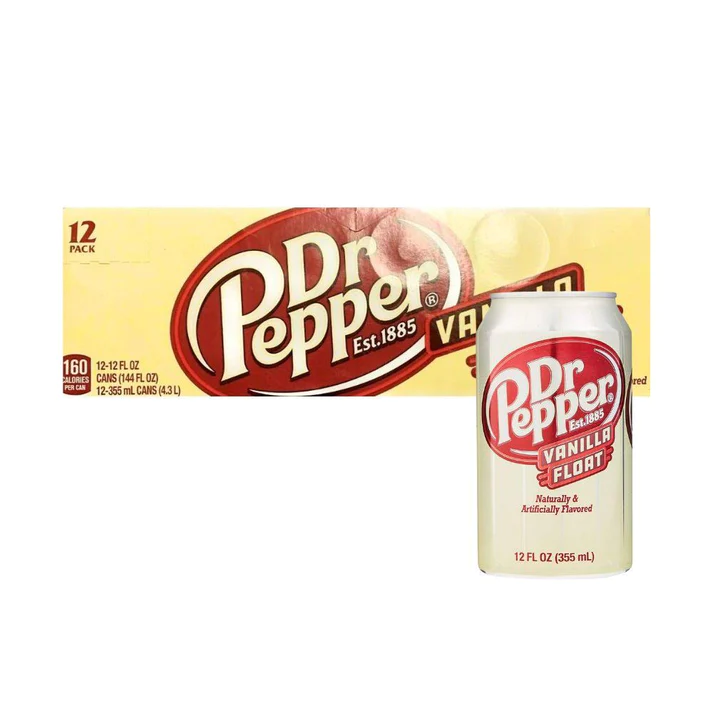 DR PEPPER VANILLA FLOAT 12X330ML