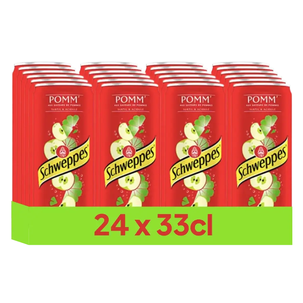 SCHWEPPES POMME 33 CL X24