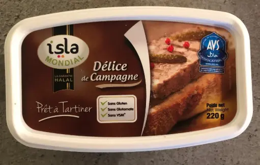 [ART-01832] DELICE DE CAMPAGNE AVS 220G ISLA MONDIAL