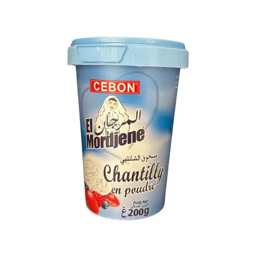 [ART-04840] CHANTILLY EN POUDRE 200G EL MORDJEN {200G*12*}