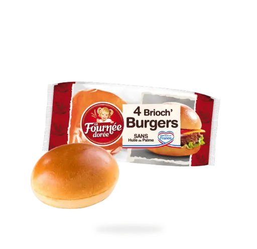 [ART-05052] BRIOCH'BURGER LA FOURNEE DOREE 4X250G *7