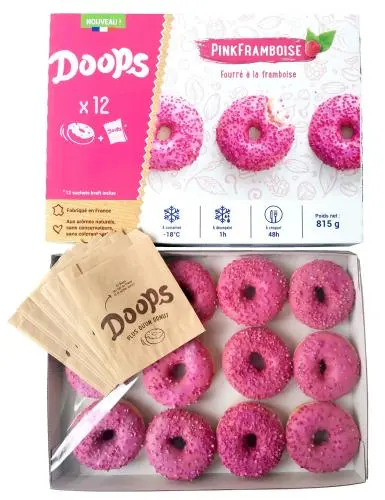 [ART-06908] DONUT'S DOOPS PINK FRAMBOISE X12