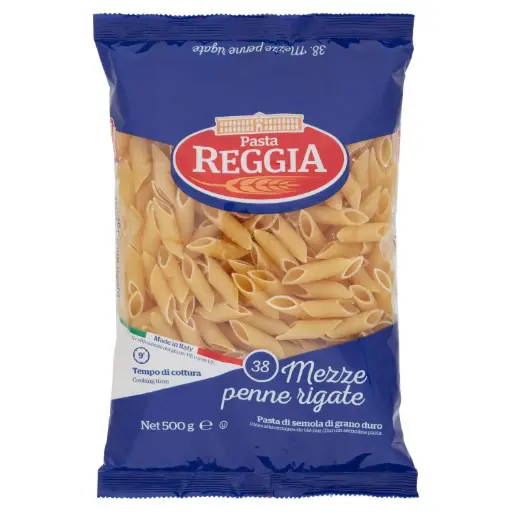 [ART-07447] Pâtes Mezze penne rigate N°38 500g REGGIA