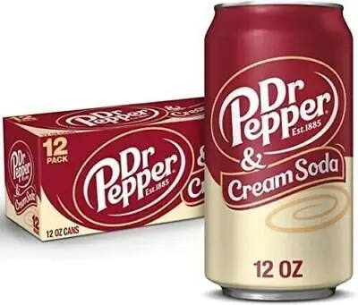 [ART-06100] DR PEPPER CREAM SODA 355ML X12