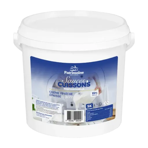 [ART-07176] CREME FRAICHE 5KG 15% PATRIMOINE