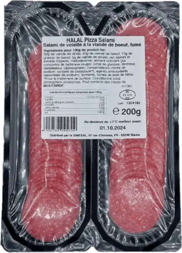 [ART-02789] SALAMI DE DINDE POUR PIZZA EN TRANCHE 200G SUNTAT