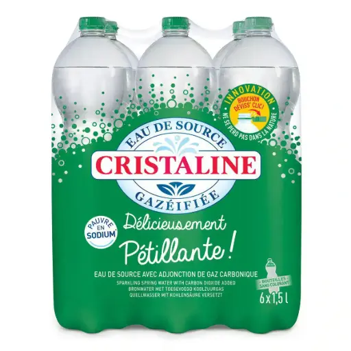 [ART-02581] CRISTALINE GAZEUSE 6X1.5L PET