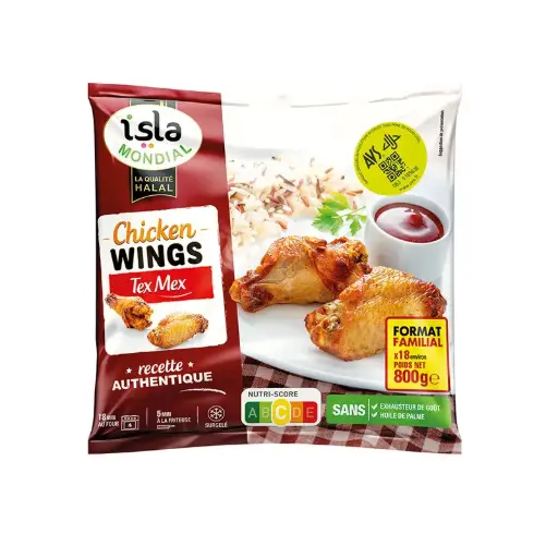 [ART-07472] Chicken Wings Tex Mex Isla Mondial 800g