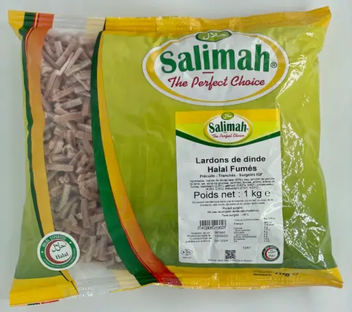 [ART-05003] Lardons de Dinde Fumés Salimah 1kg 